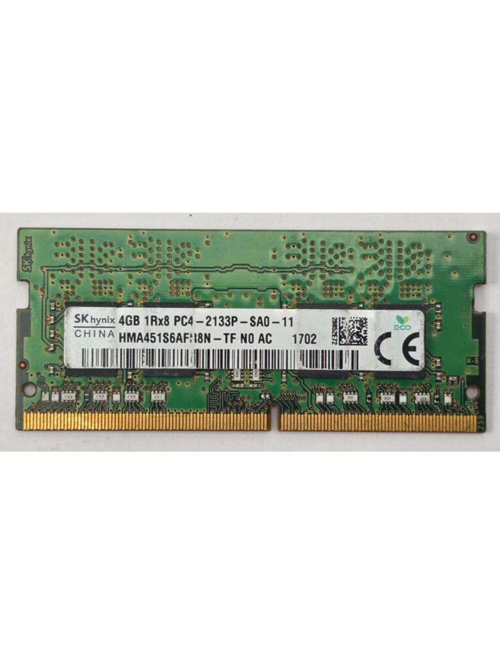 SK Hynix 4GB DDR4 2133MHz PC4-2133P 1Rx8 Laptop RAM HMA451S6AFR8N-TF